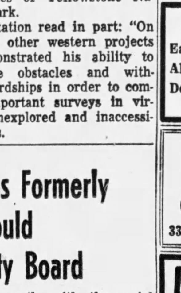 Clipping from The Independent-Record
